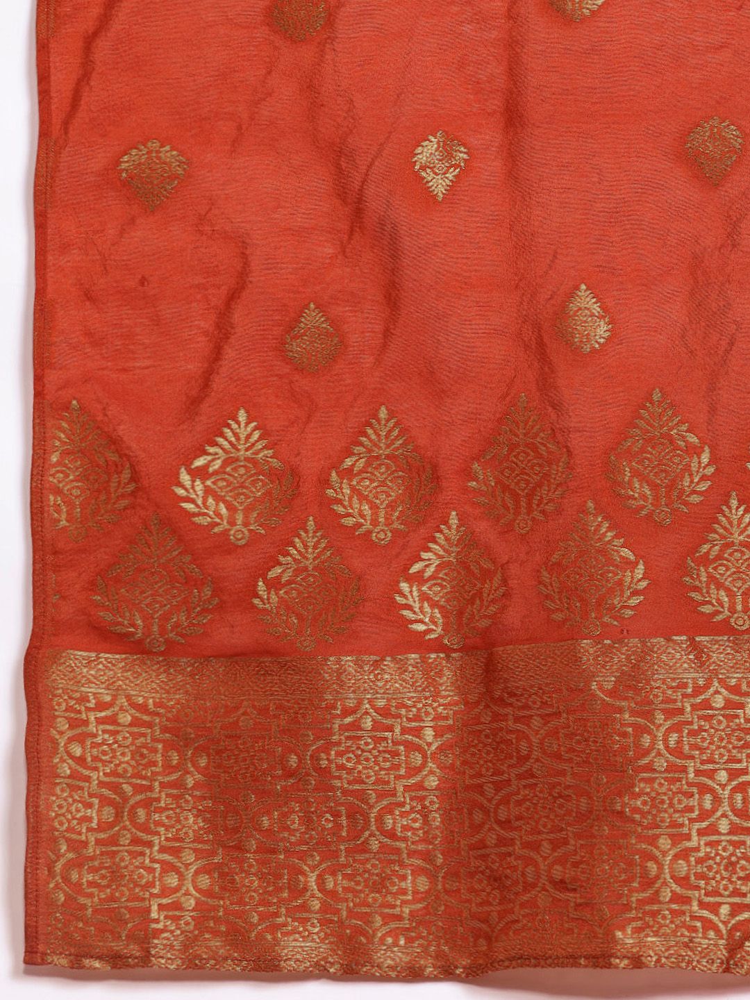 Anouk Women Ethnic Motifs Embroidered Regular Kurta with Trousers & With Dupatta
