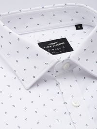 Park Avenue Slim Fit Opaque Micro Ditsy Printed Formal Shirt