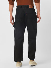 Urbano Fashion Men Loose Fit Non-Stretchable Cargo Carpenter Jeans