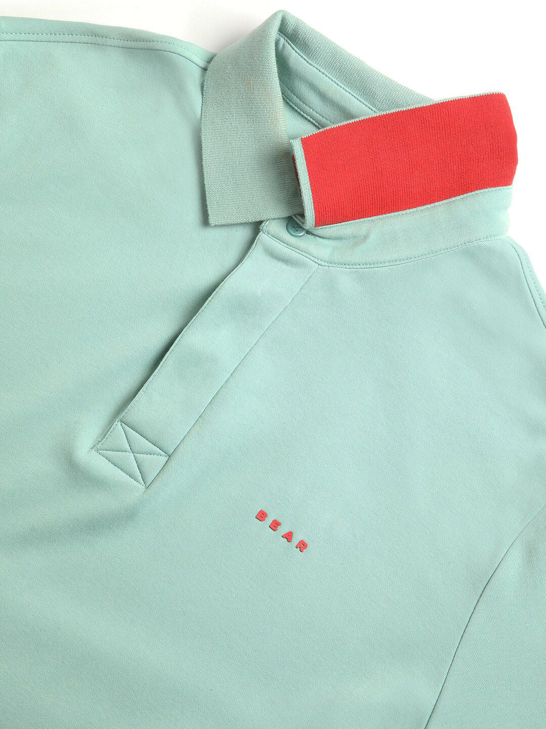 THE BEAR HOUSE Polo Collar Slim Fit Cotton T-shirt