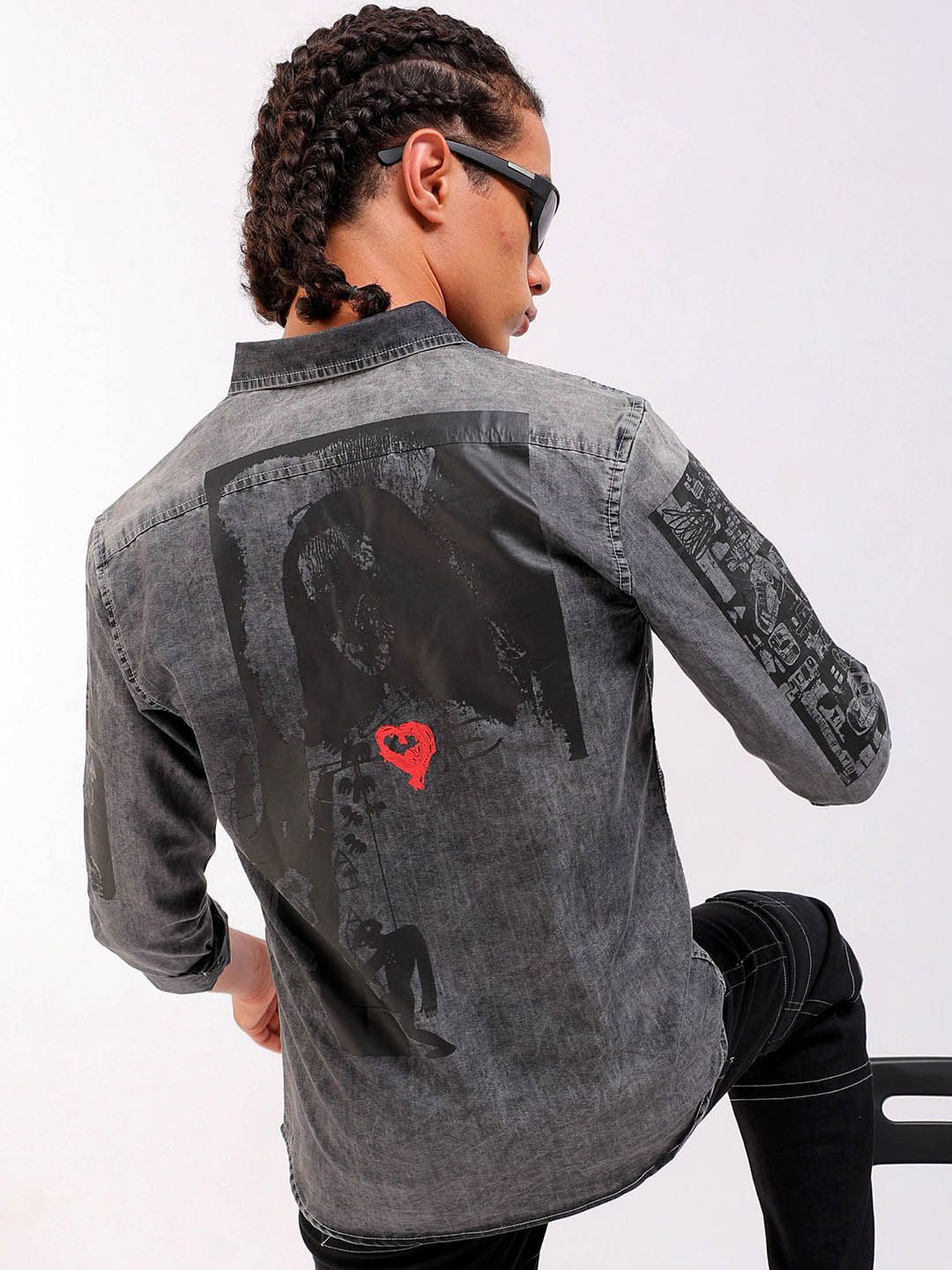 The Indian Garage Co Spread Collar Casual Shirt