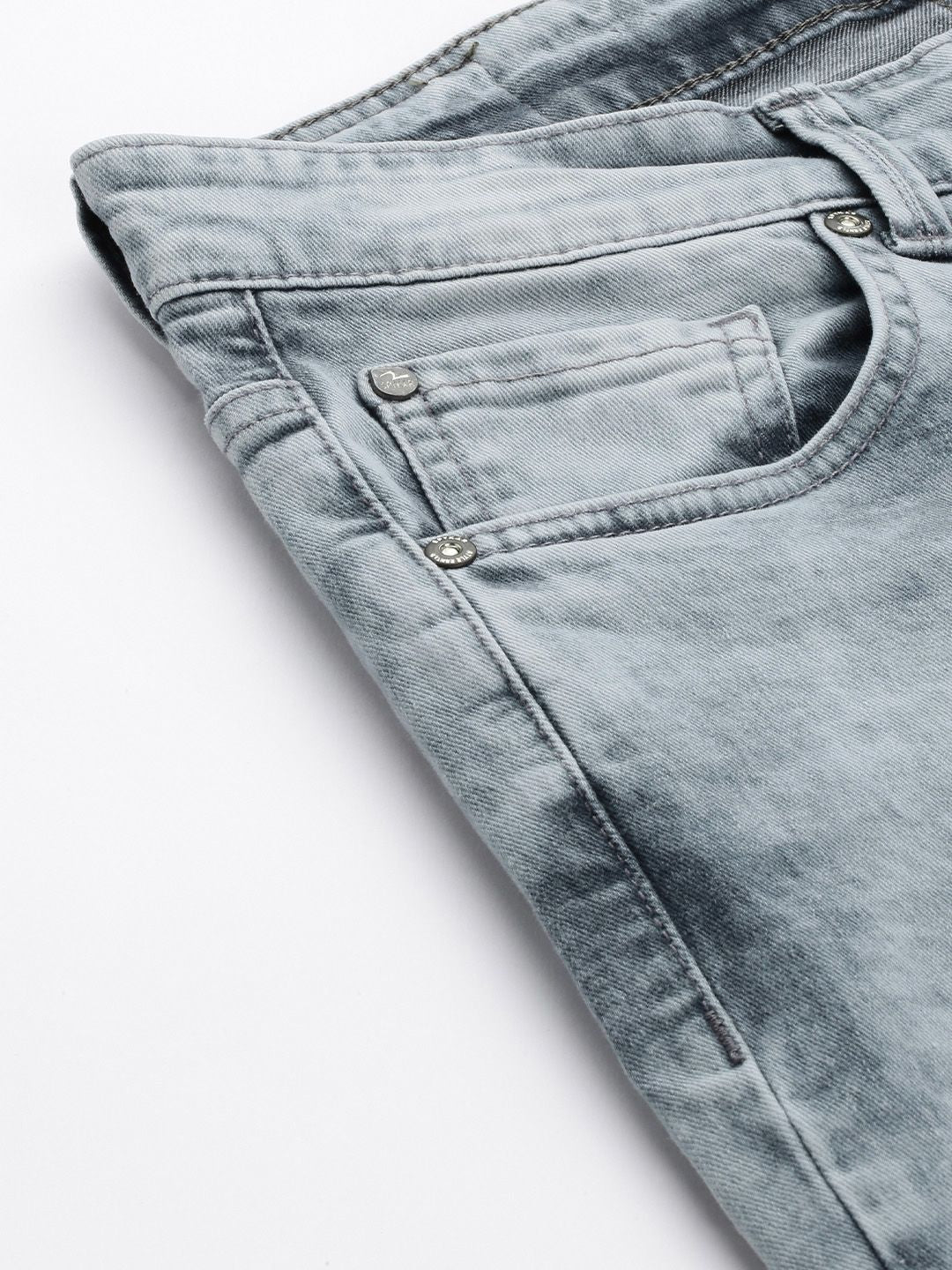 SPYKAR Men Super Skinny Fit Low-Rise Light Fade Stretchable Jeans