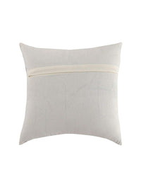 STITCHNEST Yellow & White Set of 5 Geometric Square Cushion Covers