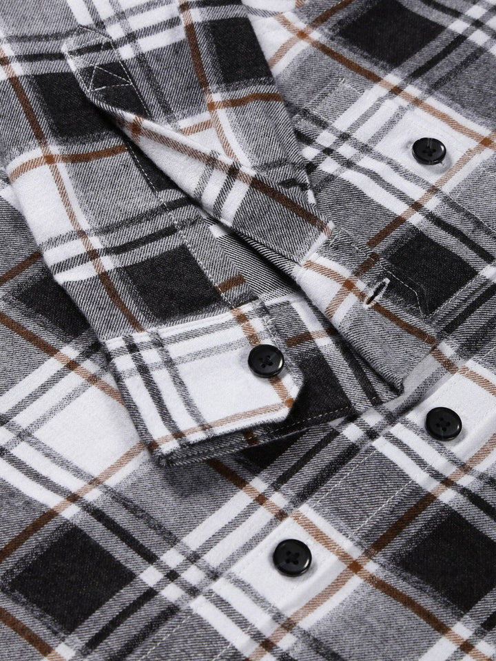 Thomas Scott Standard Slim Fit Tartan Checked Casual Shirt
