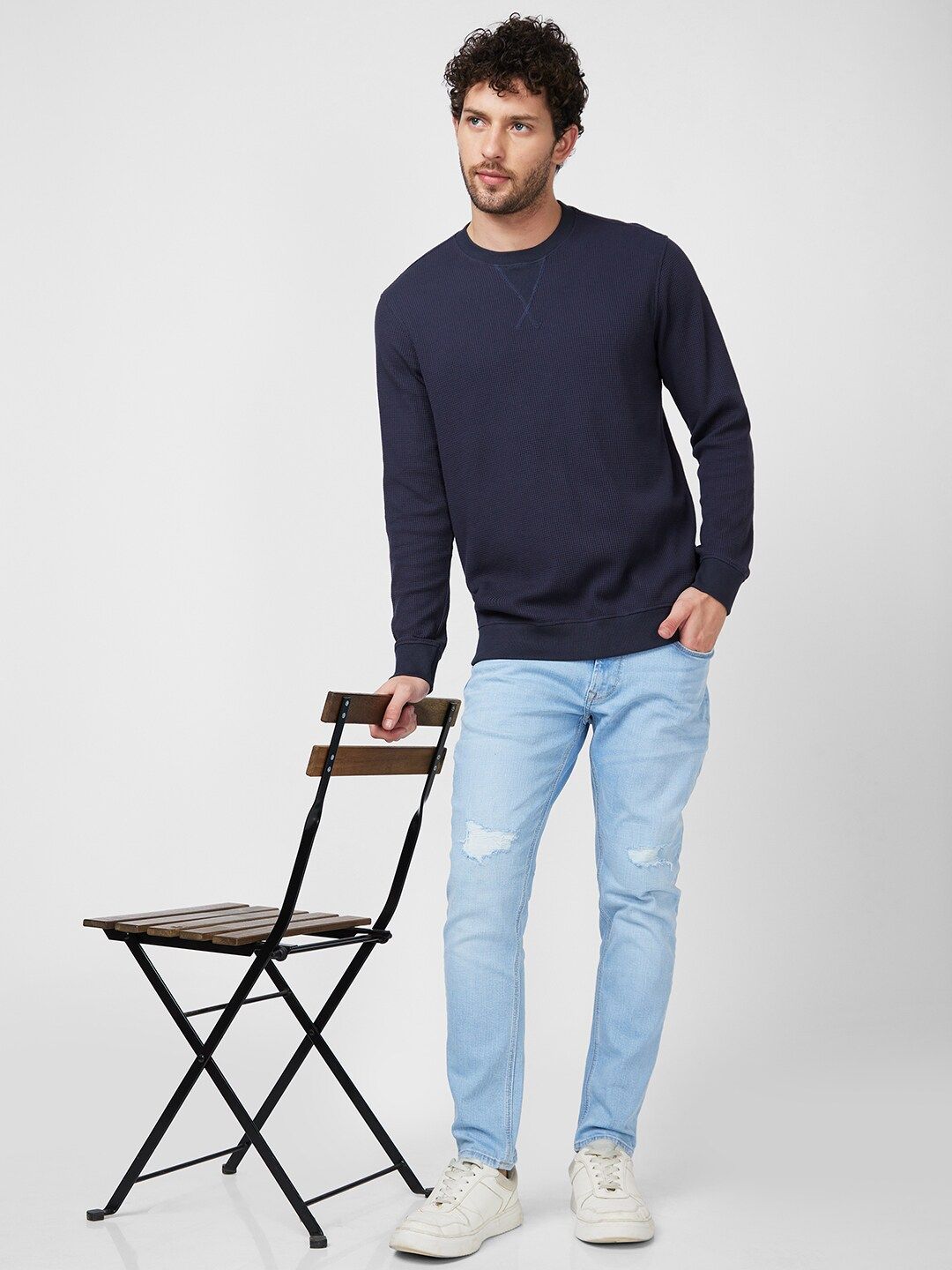 SPYKAR Long Sleeve Slim Fit T-shirt