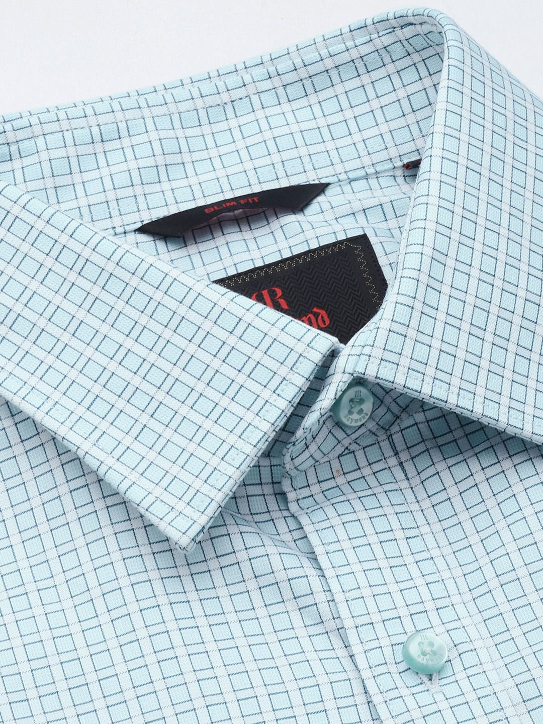 Raymond Slim Fit Checked Pure Cotton Formal Shirt
