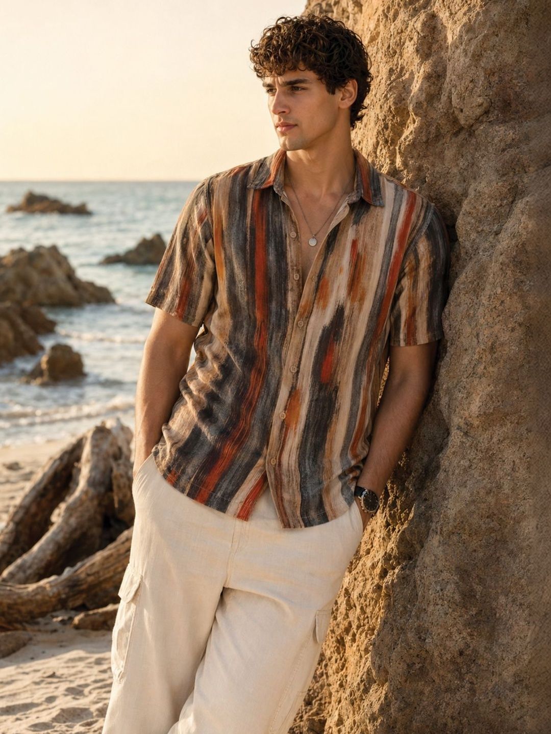 ADRO Men Standard Printed Casual Shirt