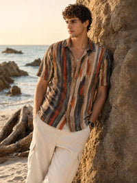 ADRO Men Standard Printed Casual Shirt