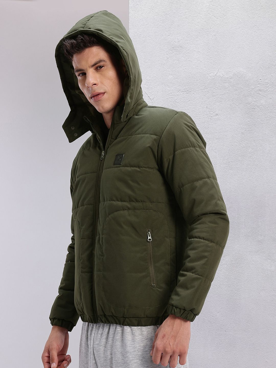 HRX by Hrithik Roshan Hooded Padded Lifestyle Jacket
