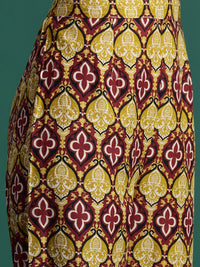 Indo Era Ethnic Motifs Printed Sequinned Pure Cotton Kurta With Trousers & Dupatta