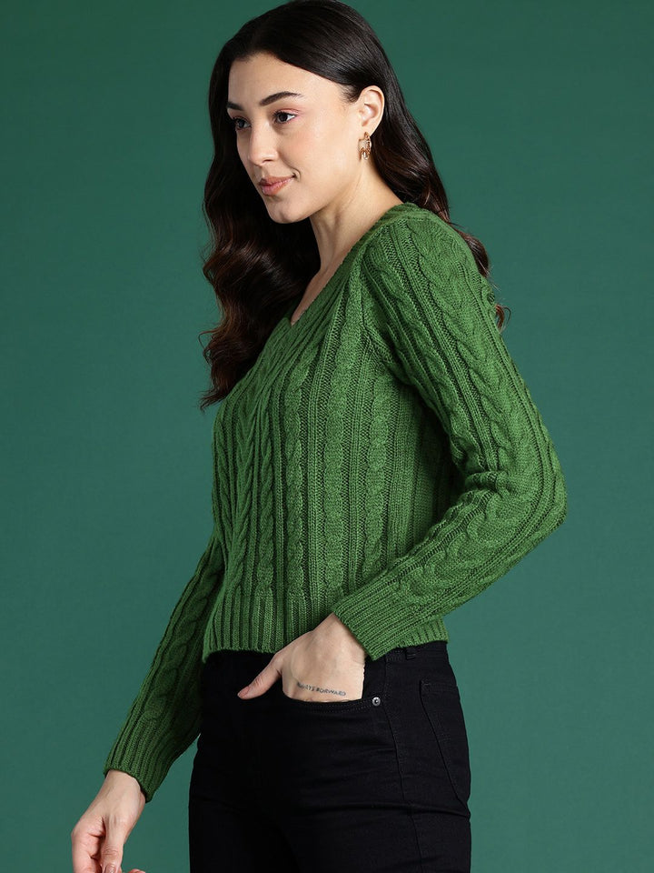 DressBerry Cable Knit Pullover