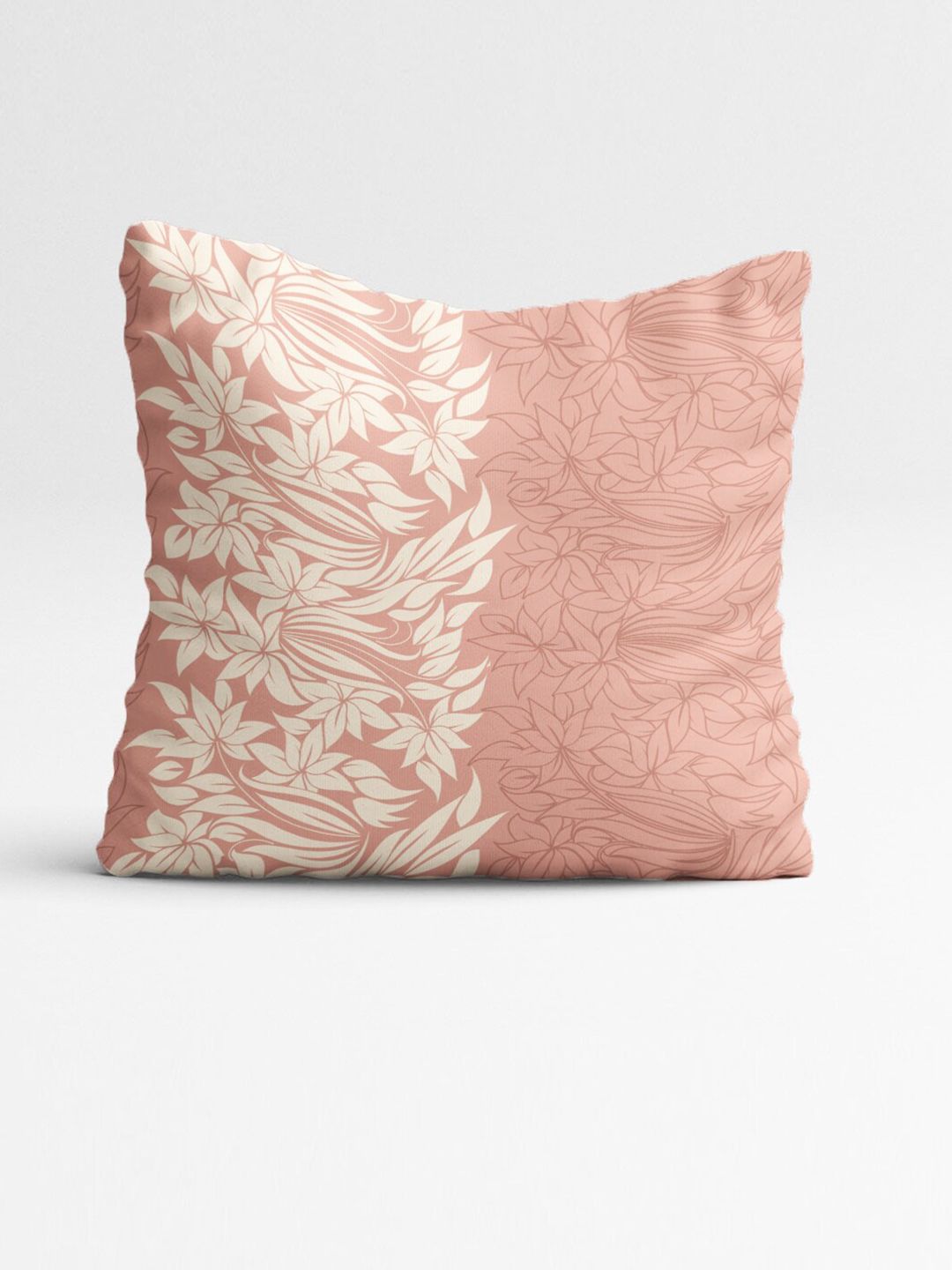 STITCHNEST Set of 5 Teal & Pink Floral 24'' x 24'' Cushion Cover