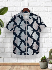 HELLCAT Boys Floral Opaque Printed Casual Shirt
