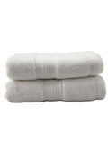 BOMBAY DYEING White 2 Pieces Pure Cotton 650 GSM Hand Towels