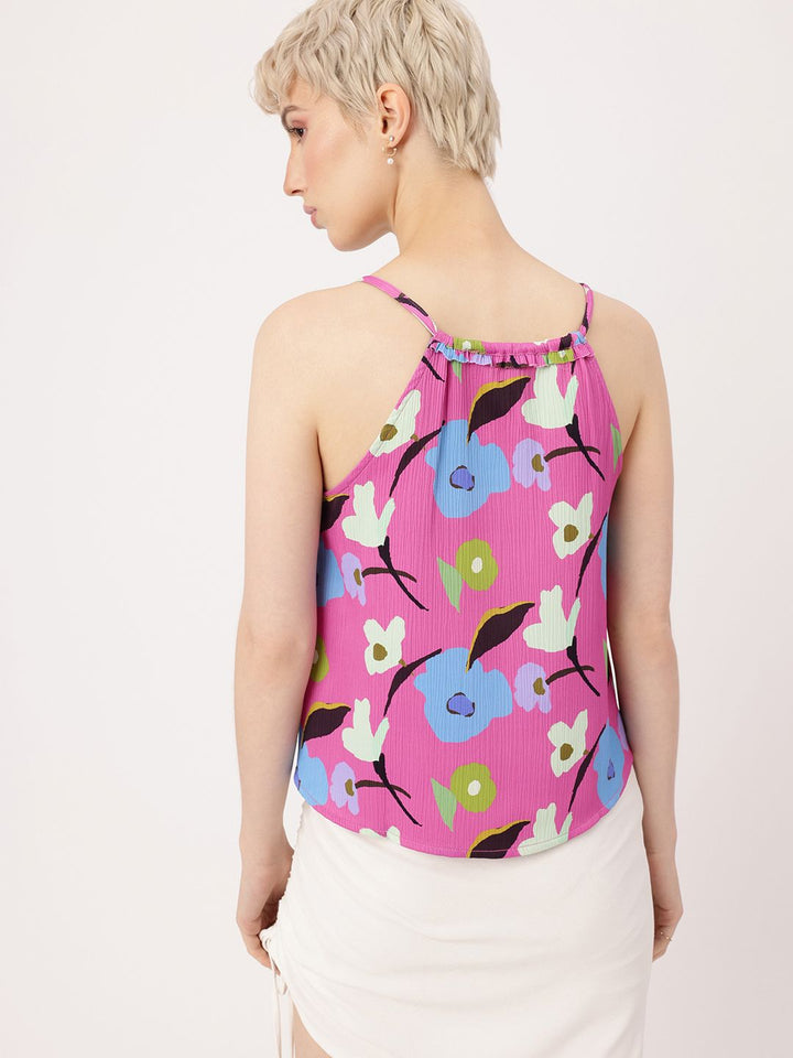 DressBerry The Floral Fling Strappy Top