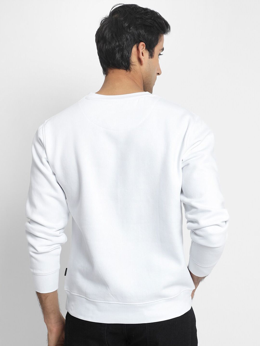 RARE RABBIT Men Venicee Graphic Printed Sweatshirt