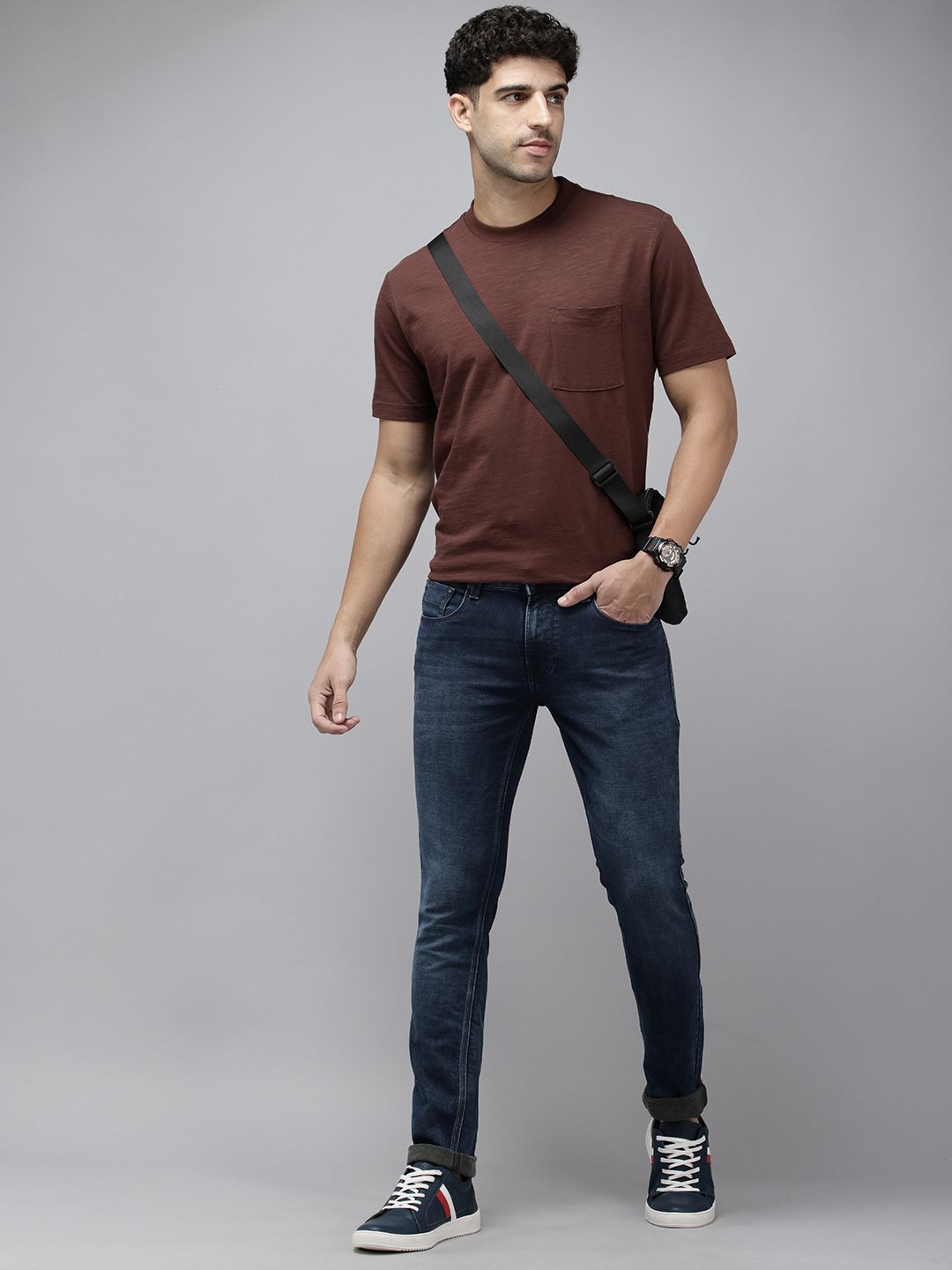 SPYKAR Men Skinny Slim Fit Low-Rise Light Fade Stretchable Jeans