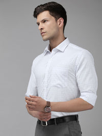 Park Avenue Slim Fit Checked Formal Shirt