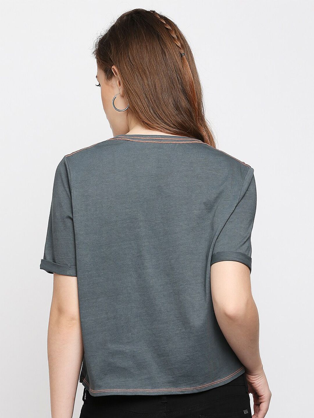 Being Human Graphic Printed Boxy Fit Cotton T-shirt