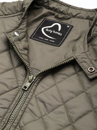 Being Human Double Collar Quilted Jacket