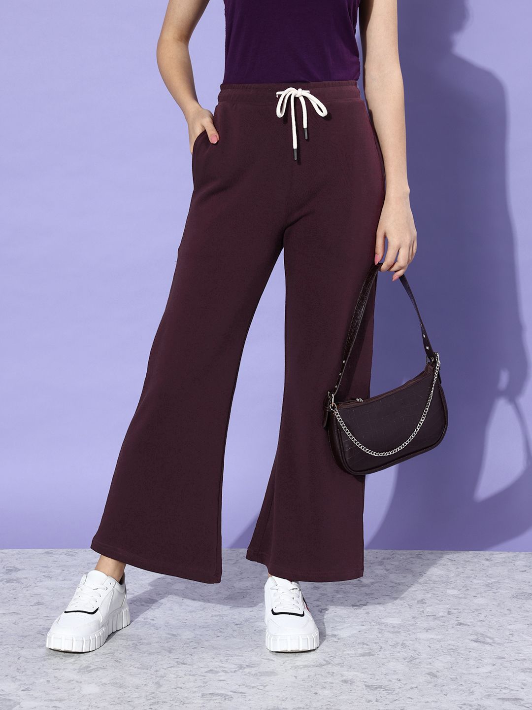 DILLINGER Women Solid Relaxed Fit Track Pant