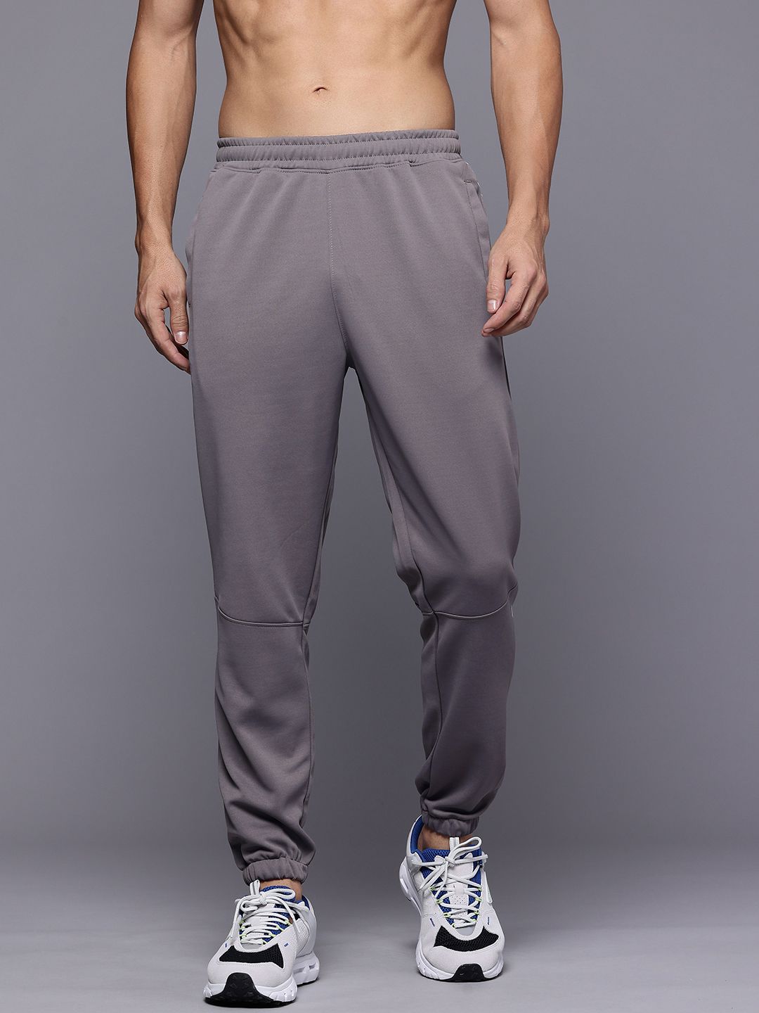 HRX by Hrithik Roshan Men Brand Logo Printed Rapid Dry Training Joggers
