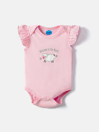 Nauti Nati Infants Pack Of 2 Printed Pure Cotton Bodysuits