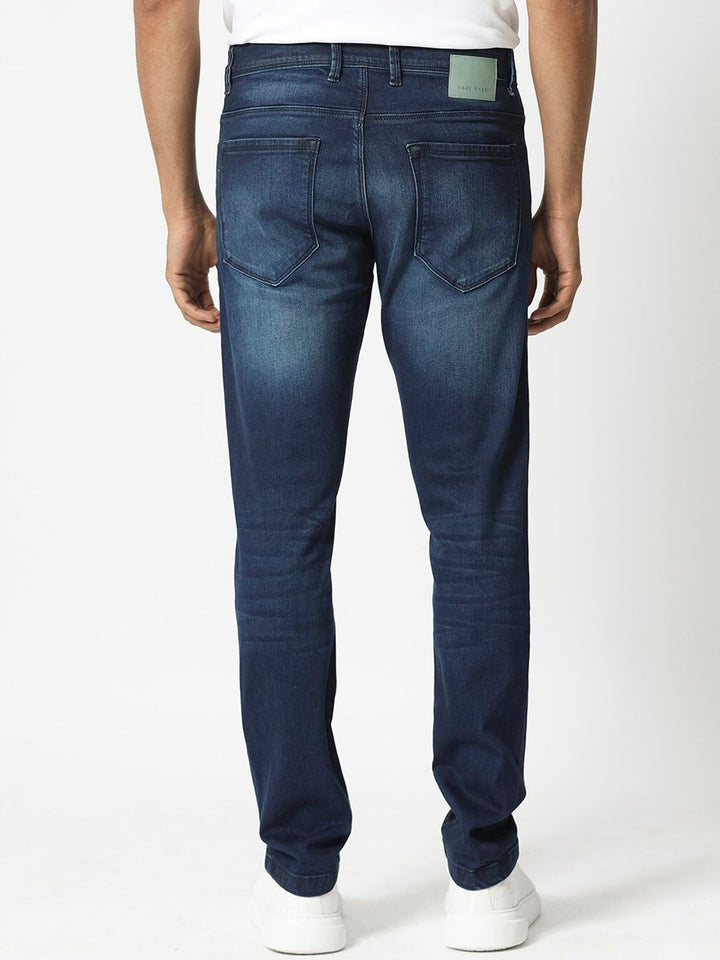 RARE RABBIT Men Night Slim Fit Mid-Rise Stretchable Jeans