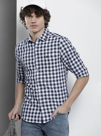 The Indian Garage Co Men Buffalo Checks Casual Shirt