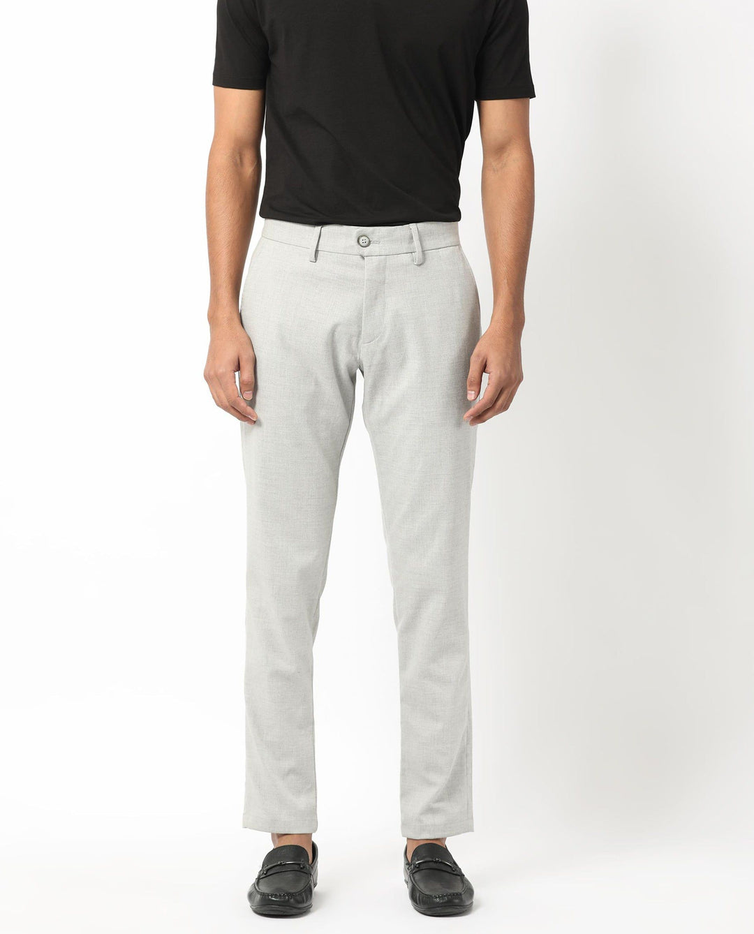 RARE RABBIT Men Regular Fit Mid-Rise Casual Trousers