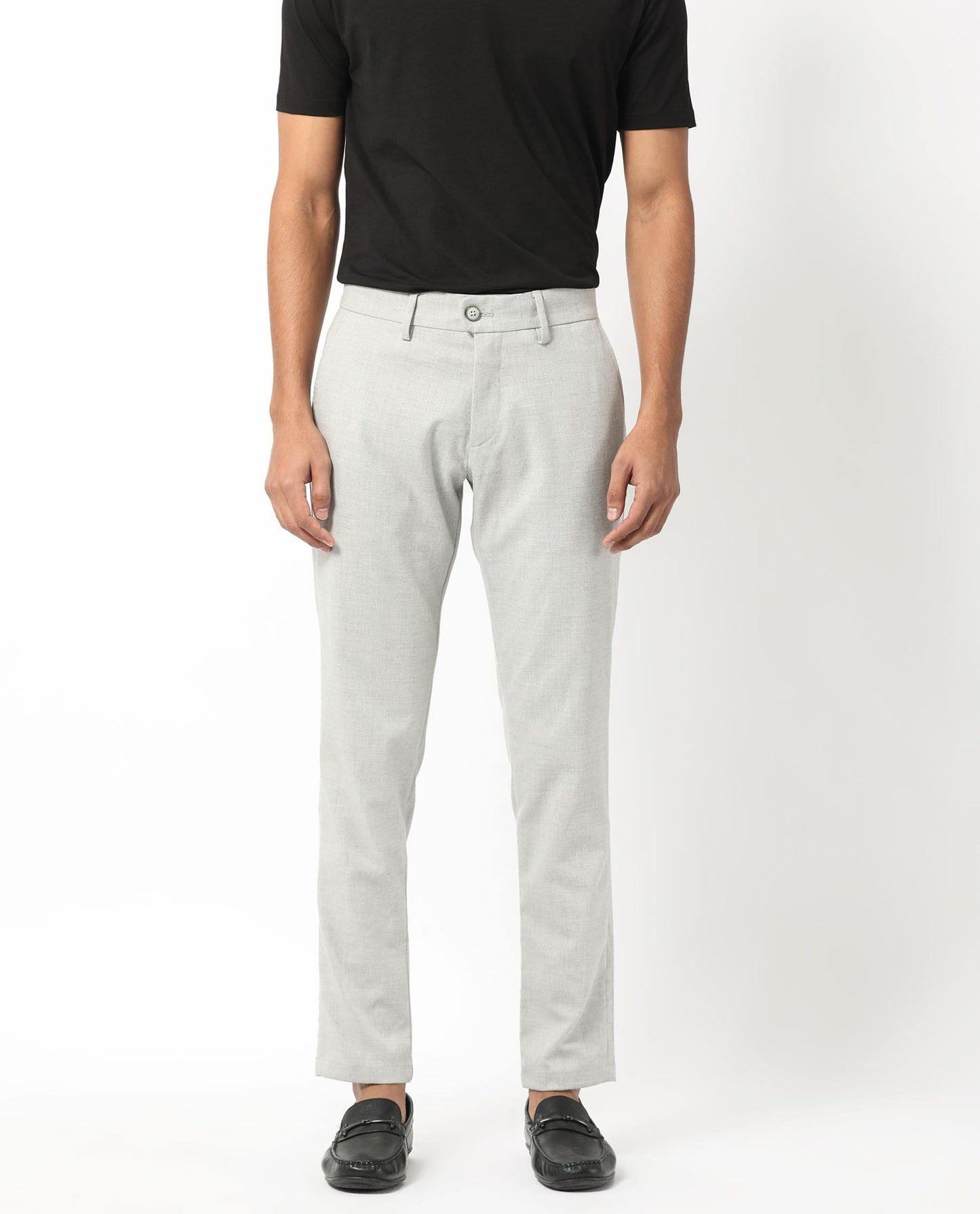 RARE RABBIT Men Regular Fit Mid-Rise Casual Trousers