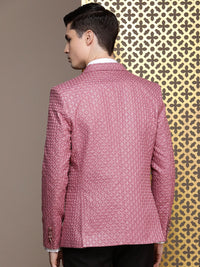 House of Pataudi Single-Breasted Sequinned Blazers