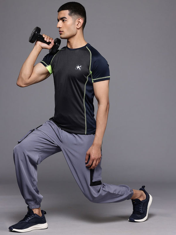 HRX by Hrithik Roshan Colourblocked Lifestyle T-shirt
