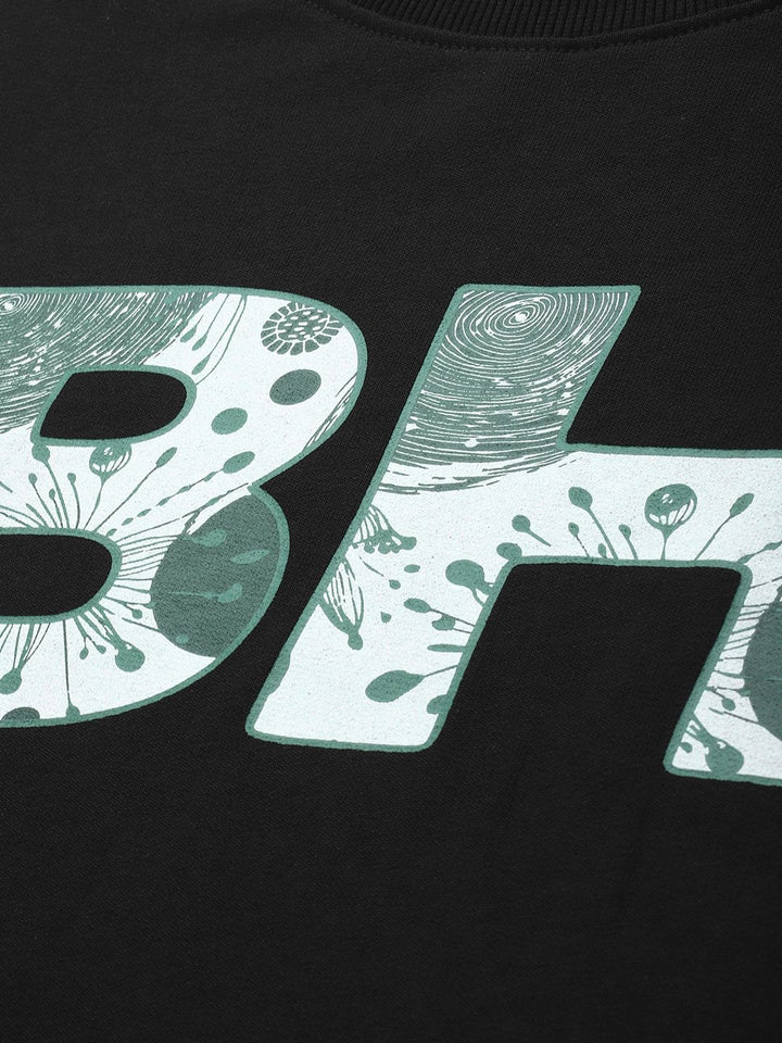 Being Human Printed Pure Cotton Sweatshirt