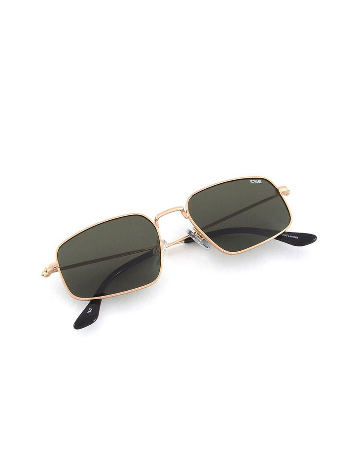 IDEE Men Rectangle Sunglasses with Polarised and UV Protected Lens IDS3097C2PSG