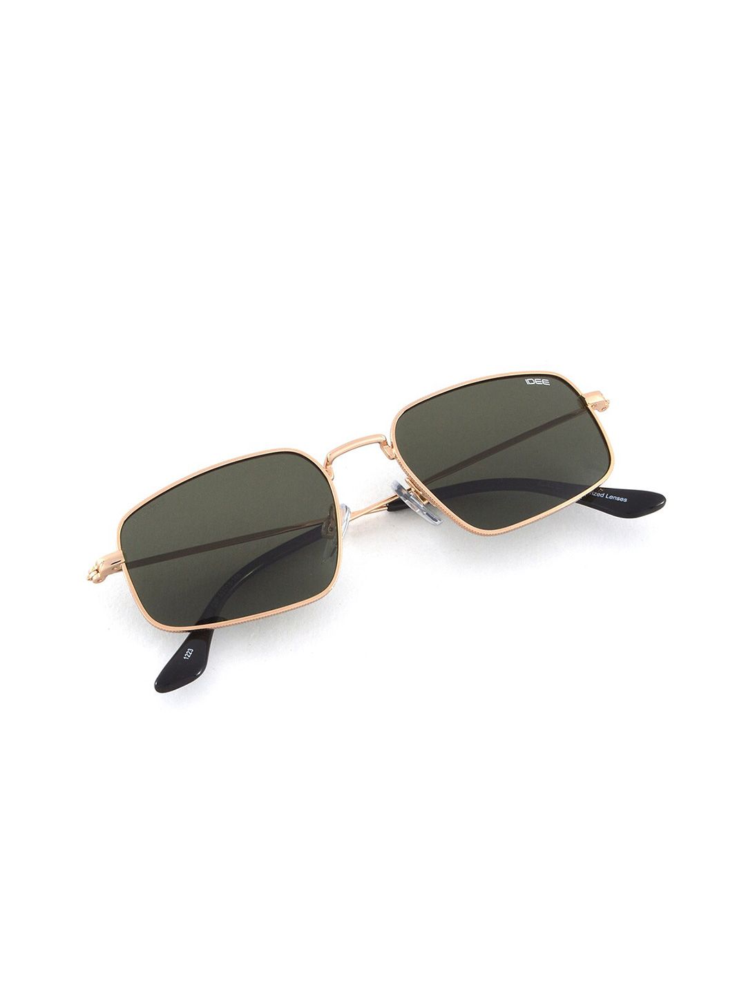 IDEE Men Rectangle Sunglasses with Polarised and UV Protected Lens IDS3097C2PSG