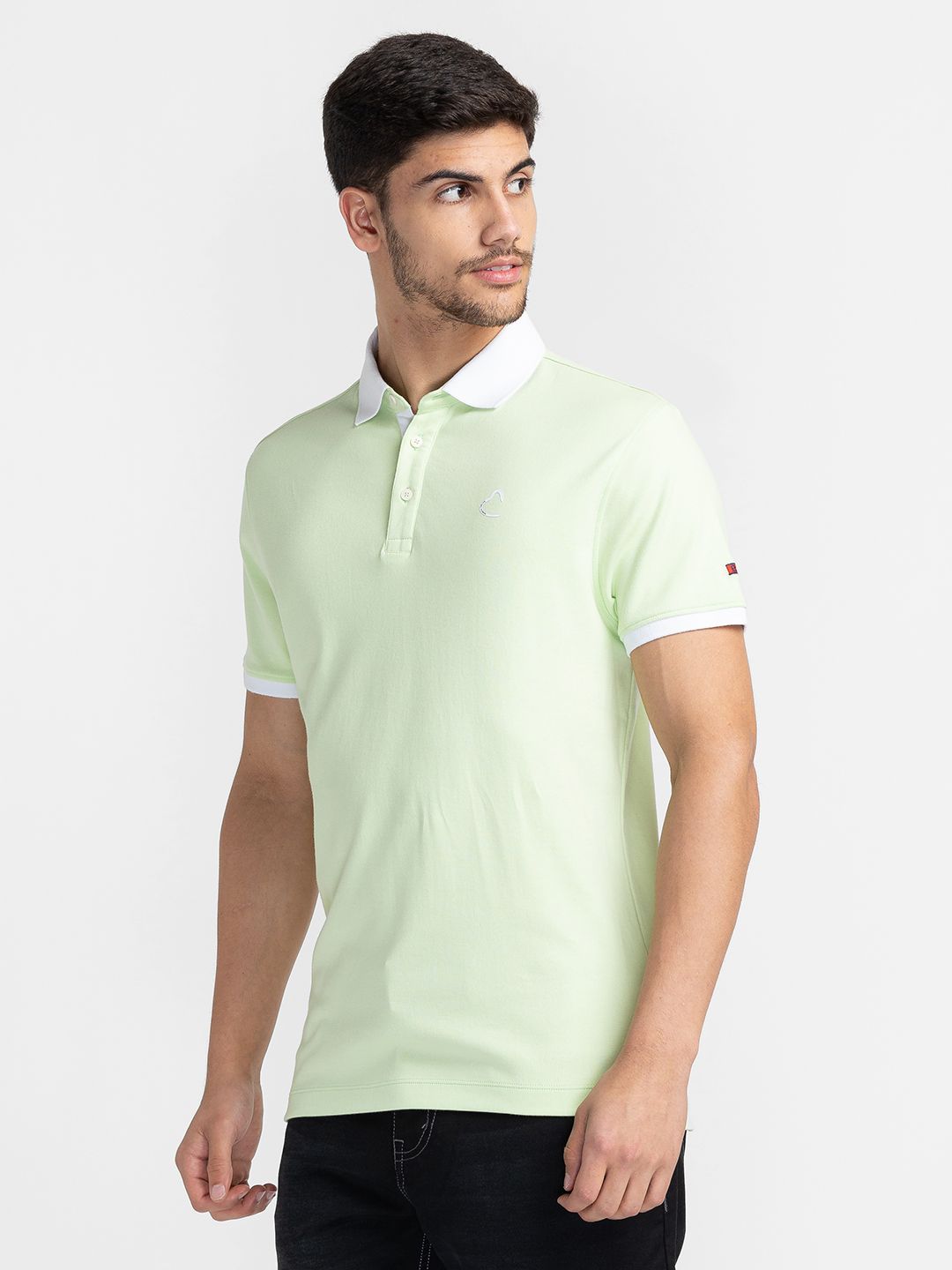 Being Human Polo Collar Pure Cotton T-shirt