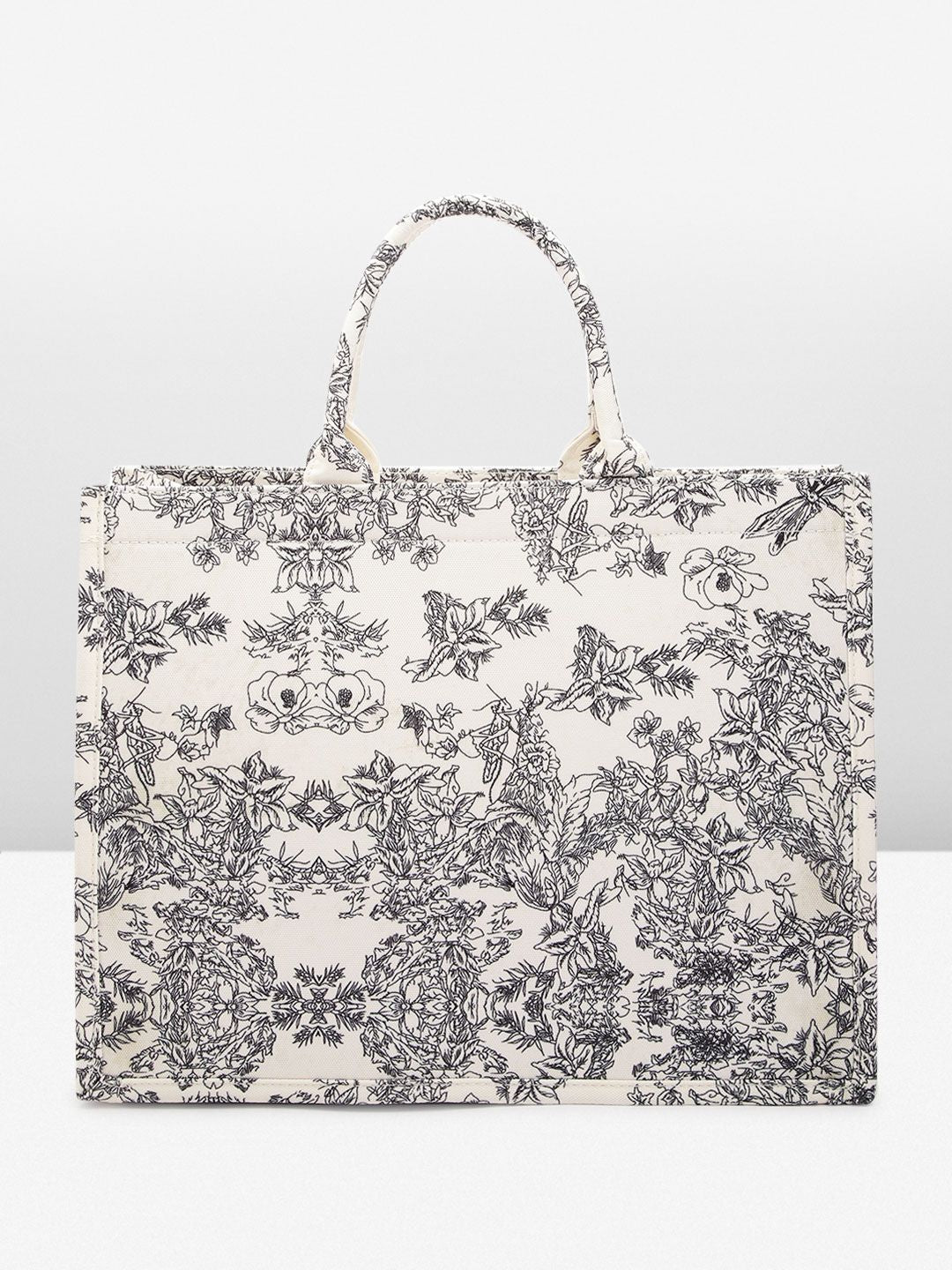 Lino Perros Floral Printed Structured Laptop Bag