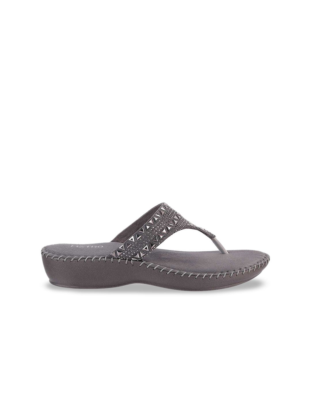 Metro Embellished Open Toe Comfort Heels