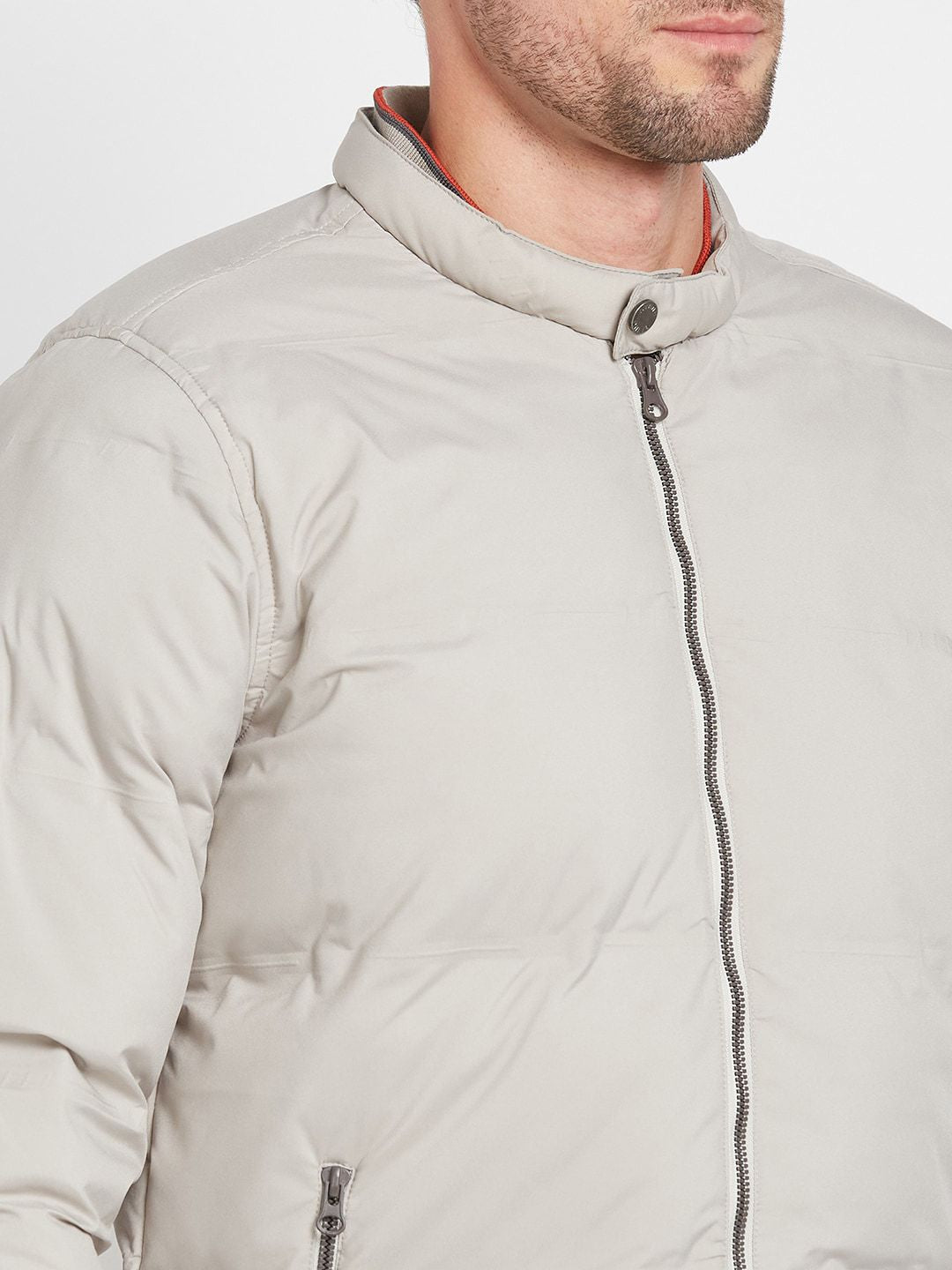 Being Human Mock Collar Puffer Jacket