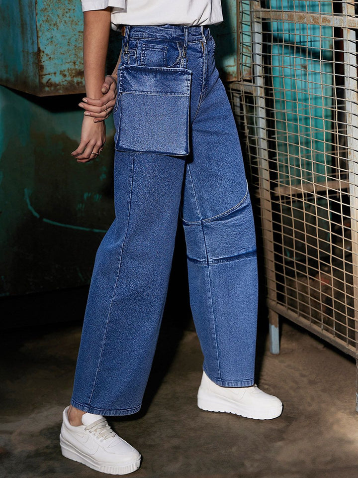 SASSAFRAS Women Light Fade Stretchable Jeans