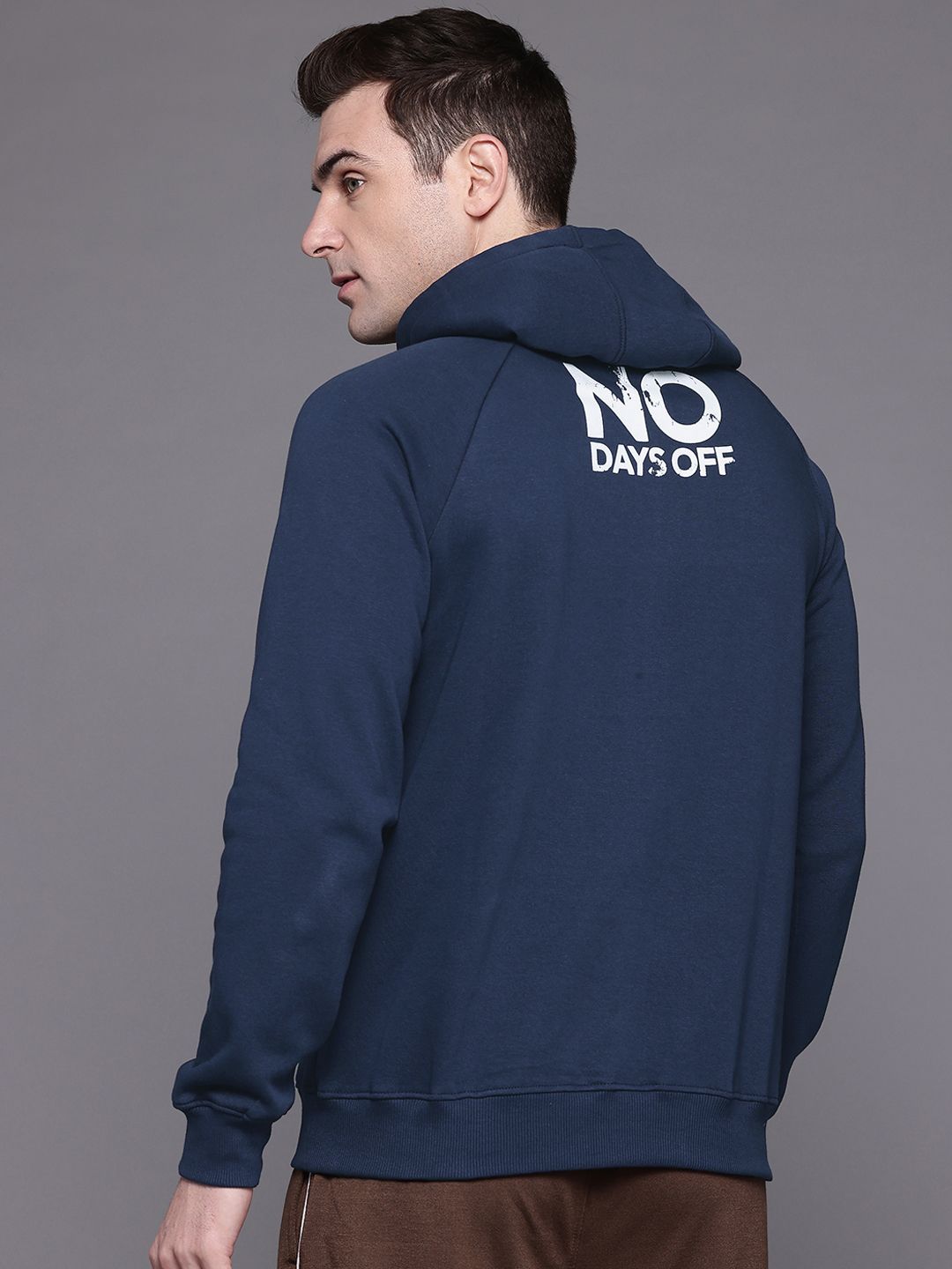 HRX by Hrithik Roshan Colourblocked Training Hood with Toggle Sweatshirt