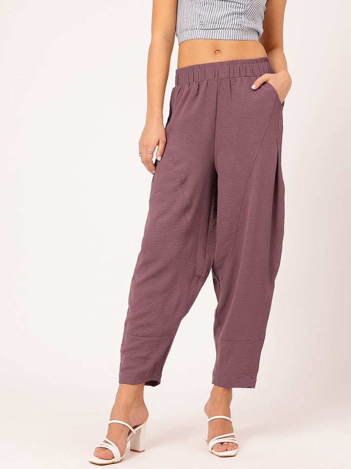 DressBerry Women Stylishly Tailored Casual Trousers