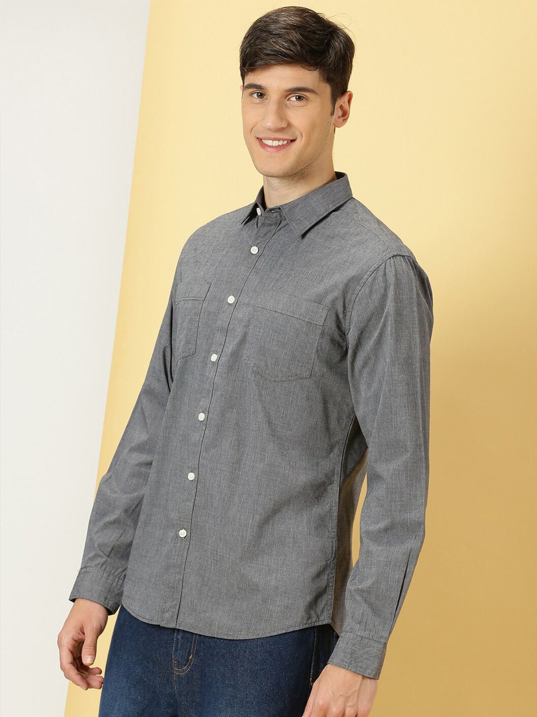 Thomas Scott Classic Opaque Cotton Casual Shirt
