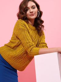 STREET 9 Women Mustard Pullover