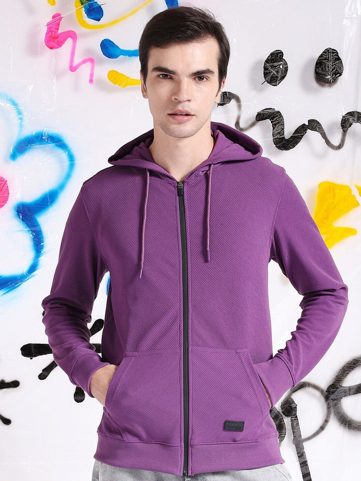 The Indian Garage Co Long Sleeves Hood Zipfront Sweatshirt