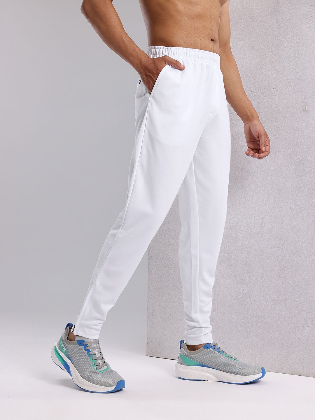 HRX by Hrithik Roshan Men Zipped Hem Rapid-Dry Running Track Pants