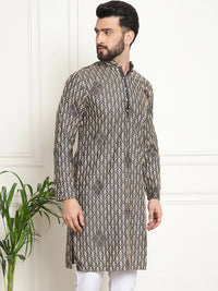 SOJANYA Ethnic Motifs Embroidered Pure Cotton Kurta