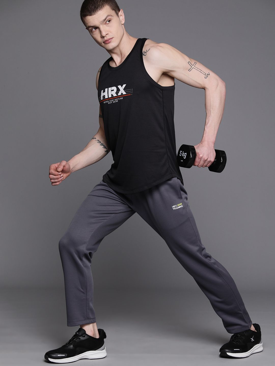 HRX by Hrithik Roshan Printed Rapid-Dry Training T-shirt