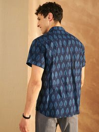 DENNISON Block Printed Lightweight Casual Shirt